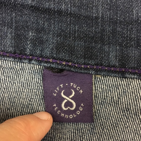 NYDJ Straight Leg Dark Wash Jeans sz 8 - Picture 6 of 6